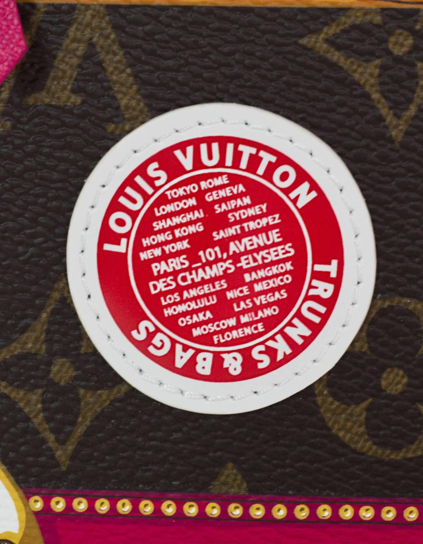 Women's  Louis Vuitton 2018 Limited Edition Summer Trunks Pochette Weekend Crossbody Bag