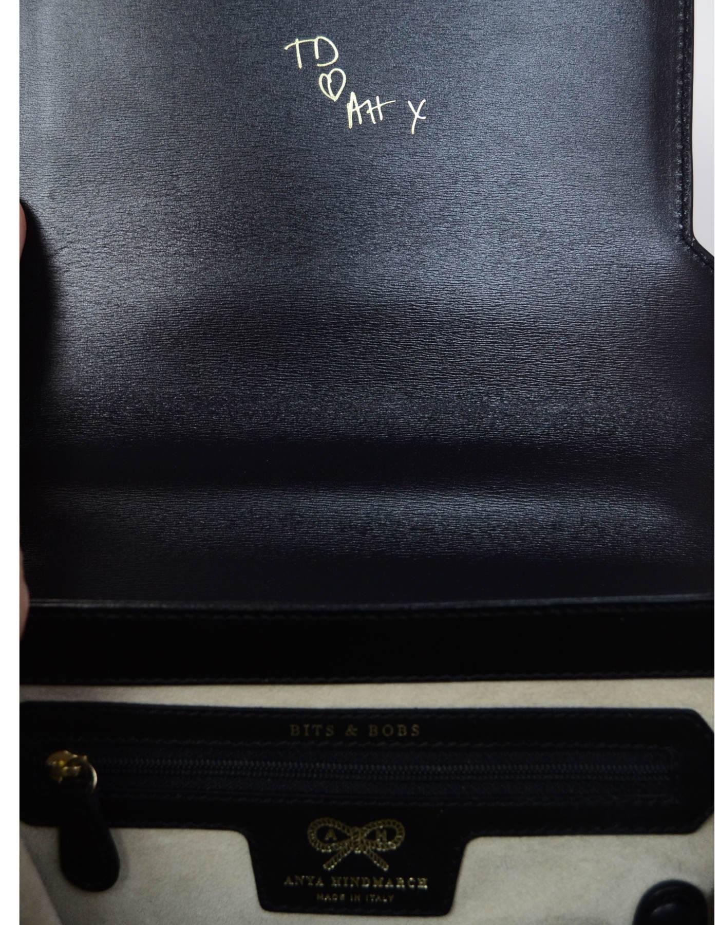 Anya Hindmarch Black Leather Bathurst Top Handle Bag 3