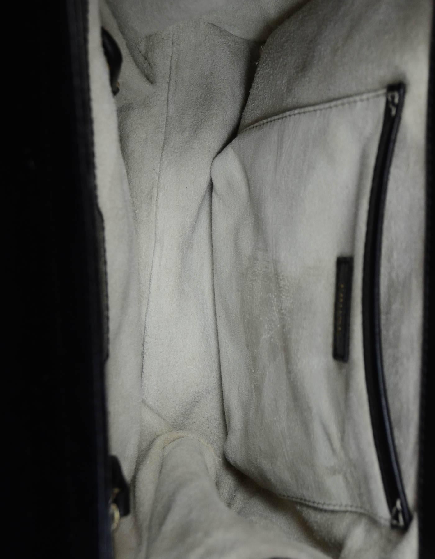Anya Hindmarch Black Leather Bathurst Top Handle Bag 1