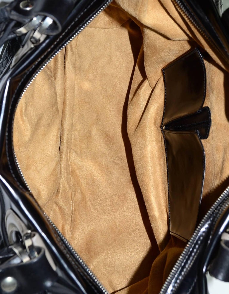 Pauric Sweeney Black Patent Large Handle Bag For Sale at 1stDibs ...