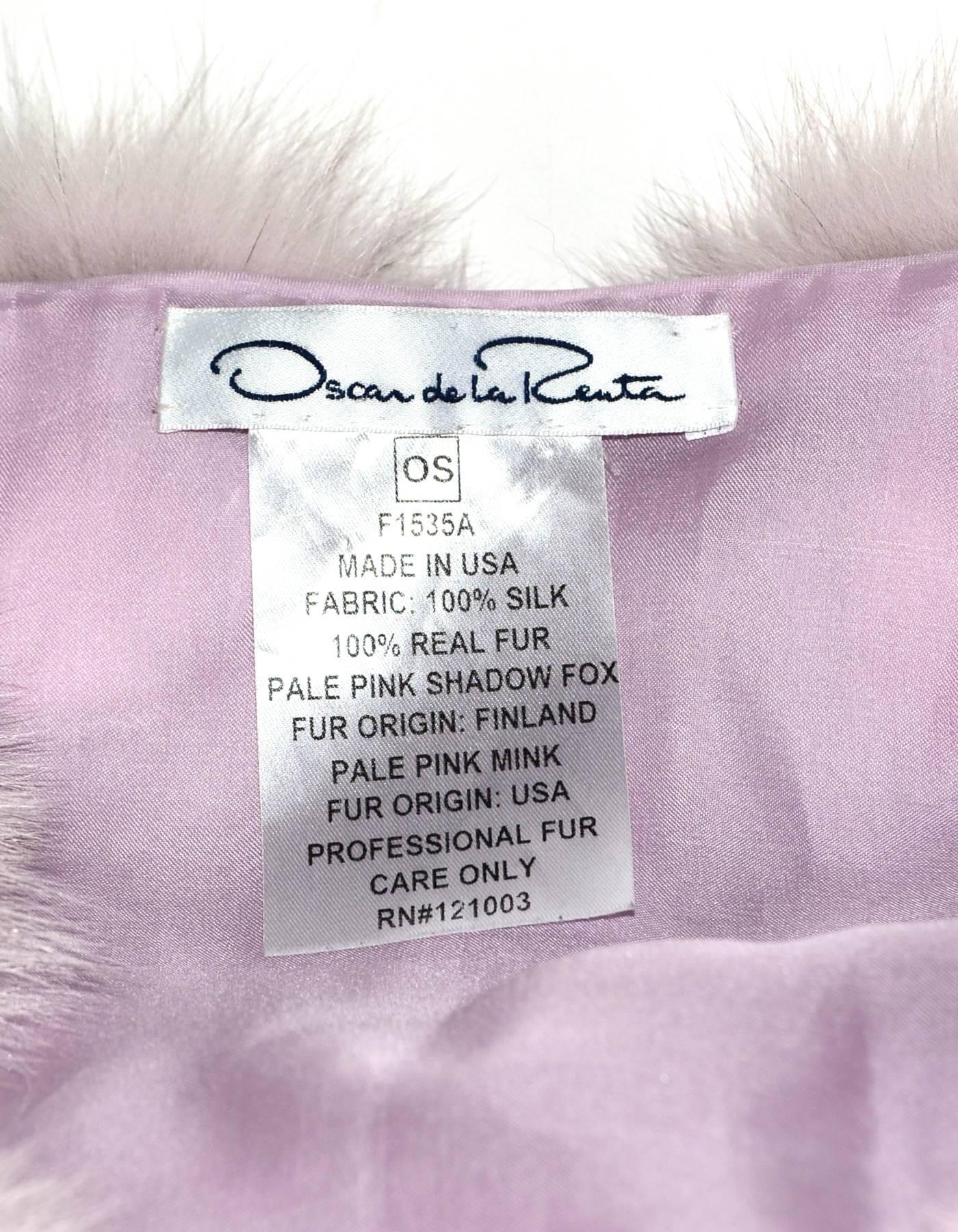 pink fur bolero