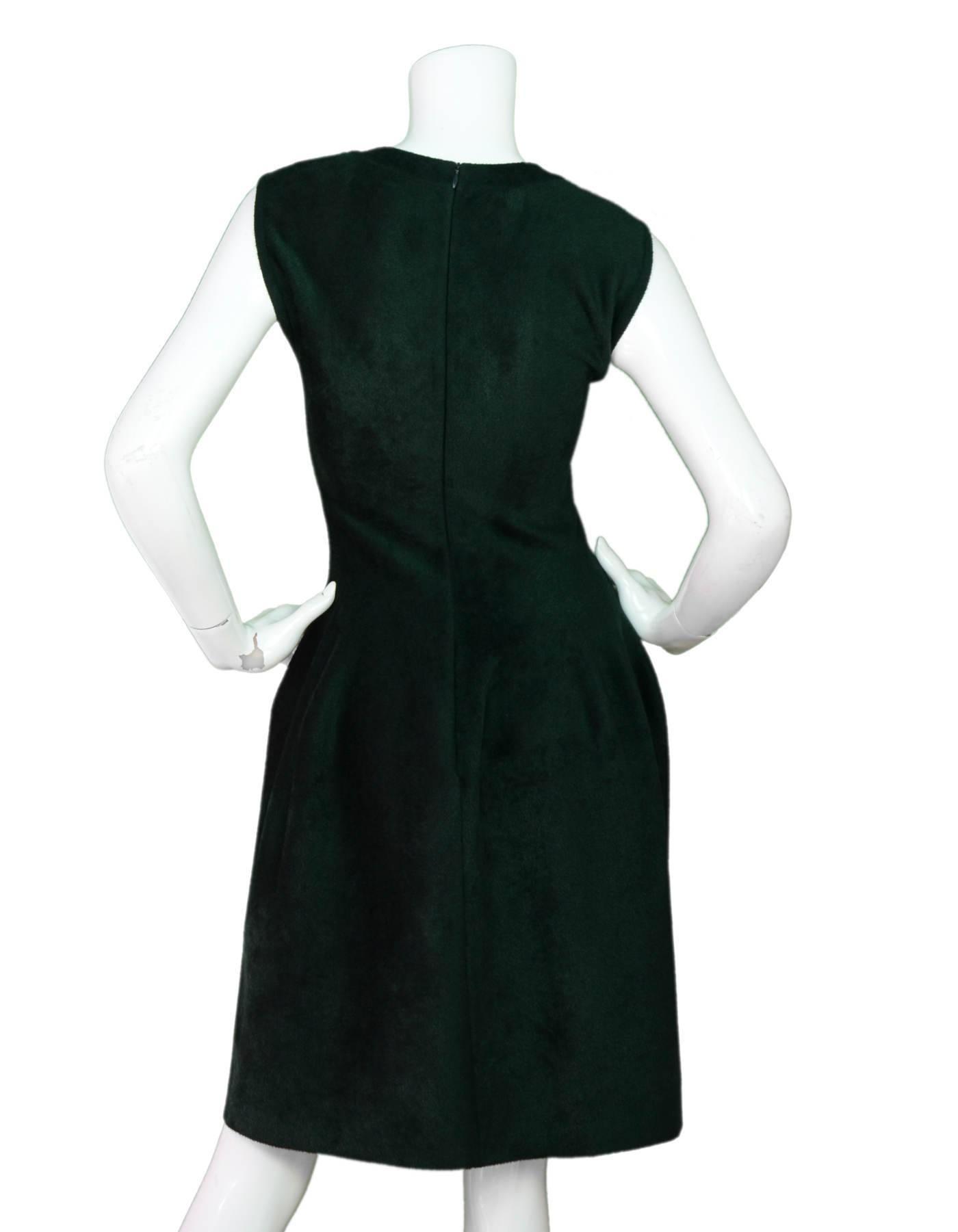 alaia green dress