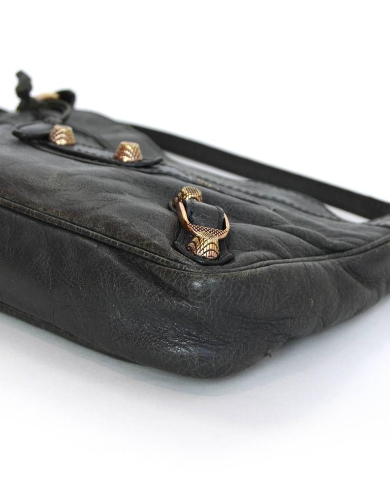 balenciaga motorcycle bag grey