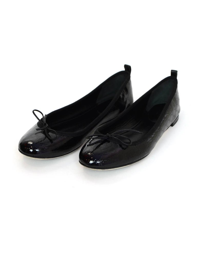 gucci monogram ballet flats