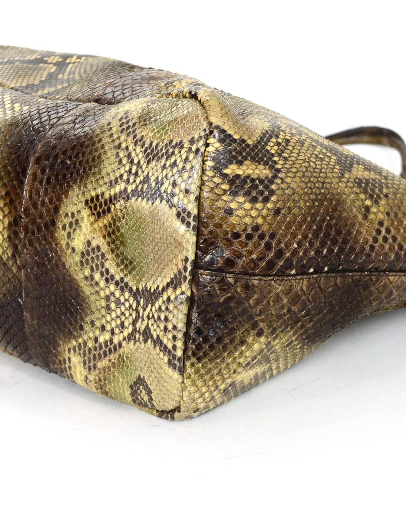 Women's Givenchy Tan Python Snakeskin Antigona Tote Bag