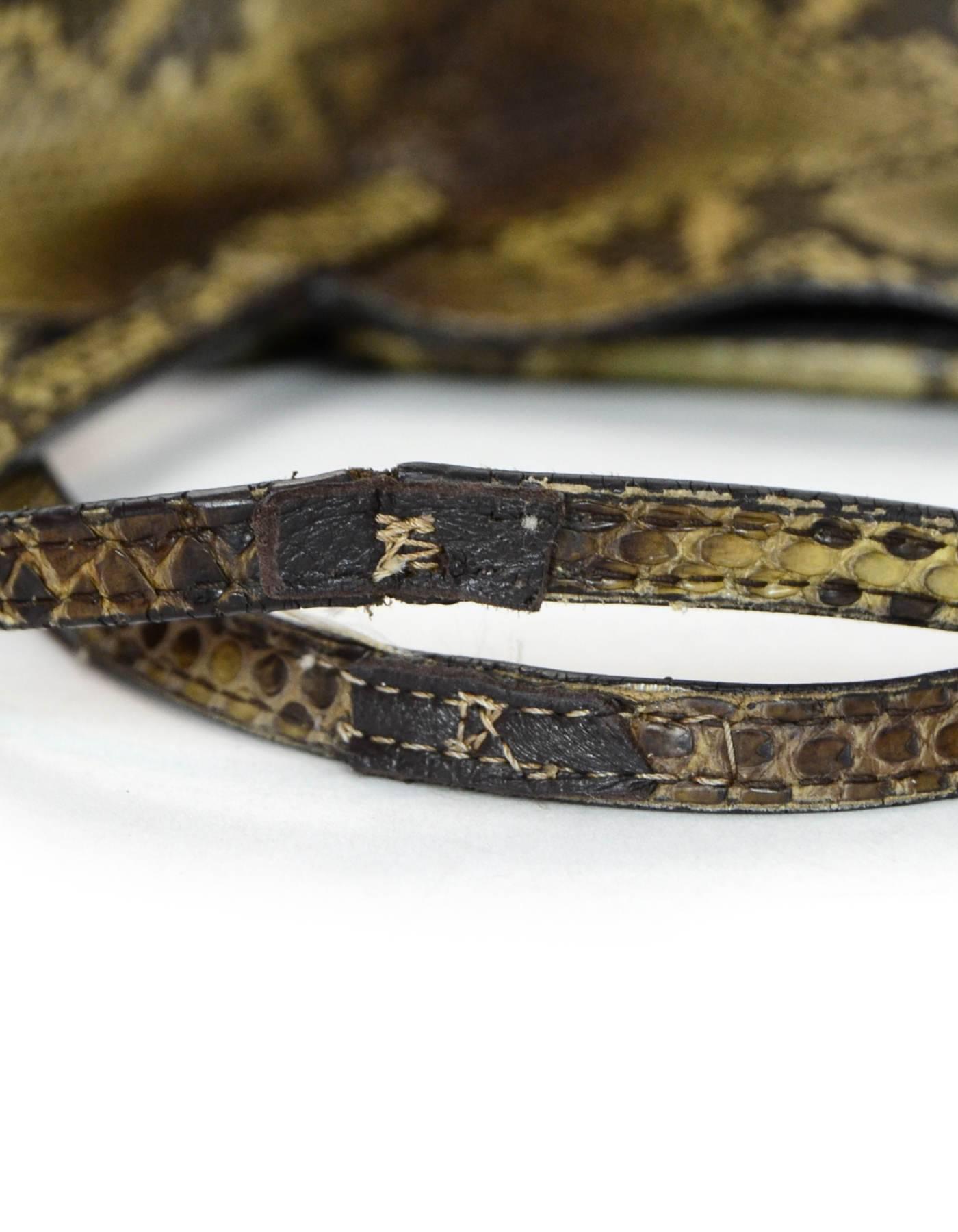 Givenchy Tan Python Snakeskin Antigona Tote Bag 1