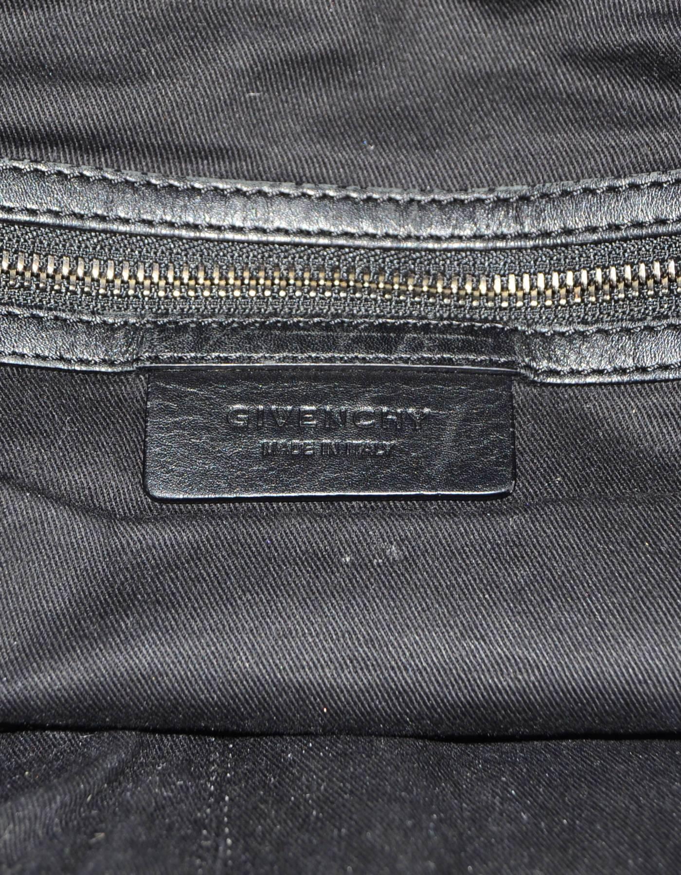 Givenchy Black Leather Medium Nightingale Tote Bag- Missing Strap 3