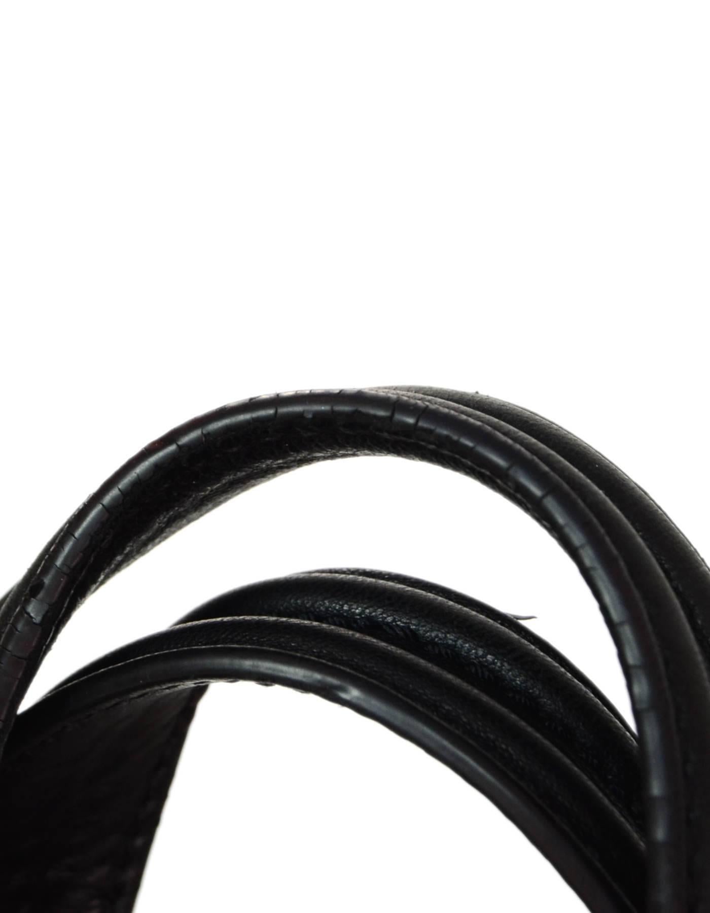 Givenchy Black Leather Medium Nightingale Tote Bag- Missing Strap 5