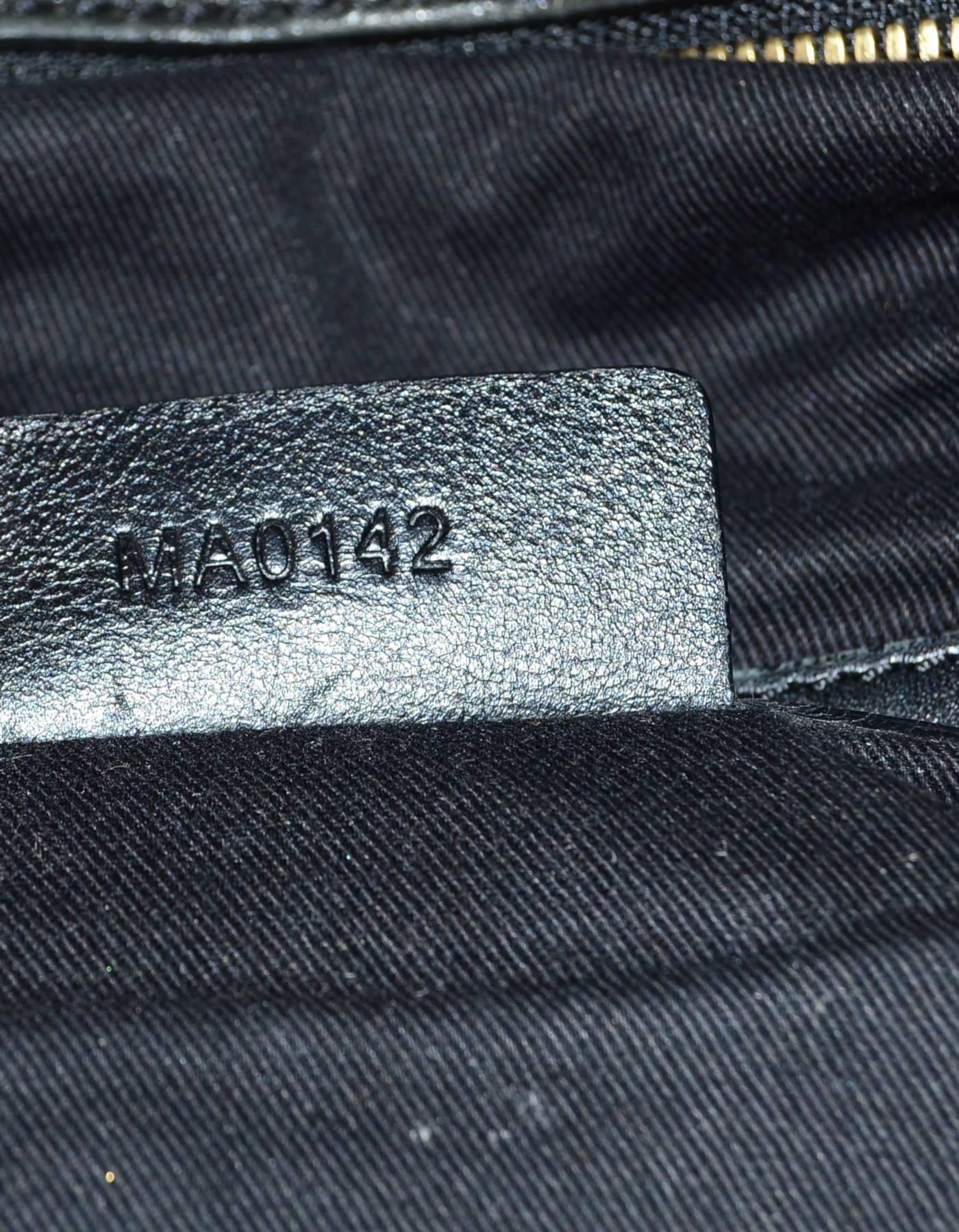 Givenchy Black Leather Medium Nightingale Tote Bag- Missing Strap 4