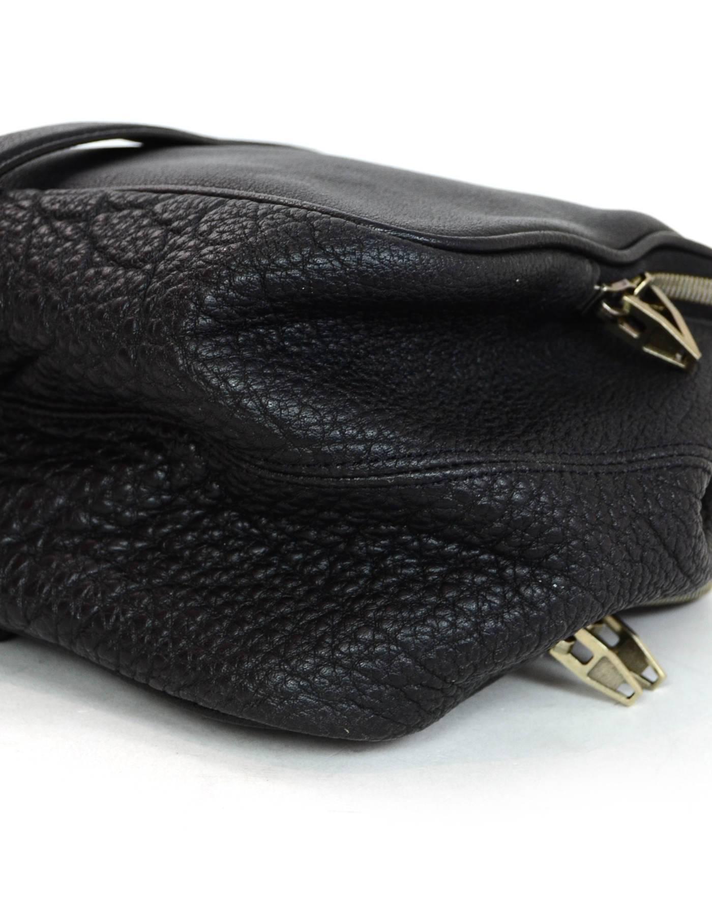 Alexander Wang Black Leather Anita Satchel Bag 1