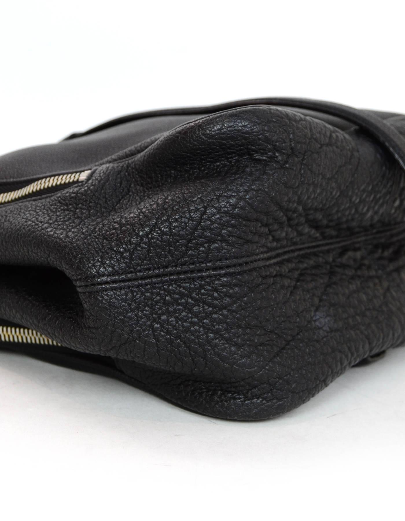 Women's Alexander Wang Black Leather Anita Satchel Bag