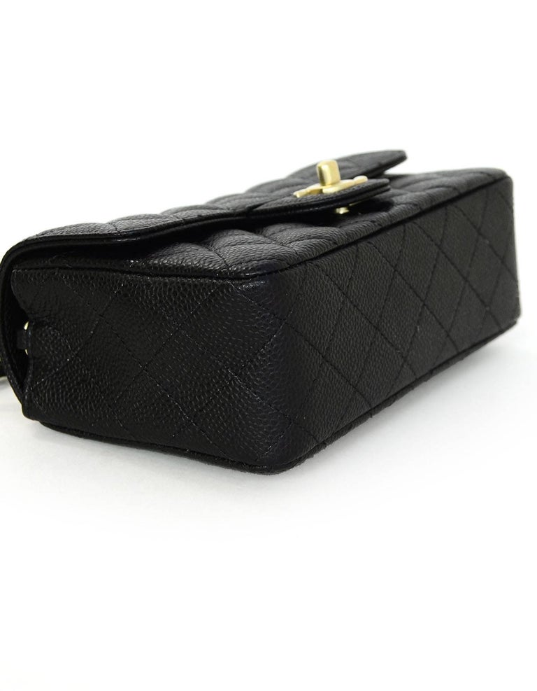 Chanel Mini Black Caviar Crossbody Bag