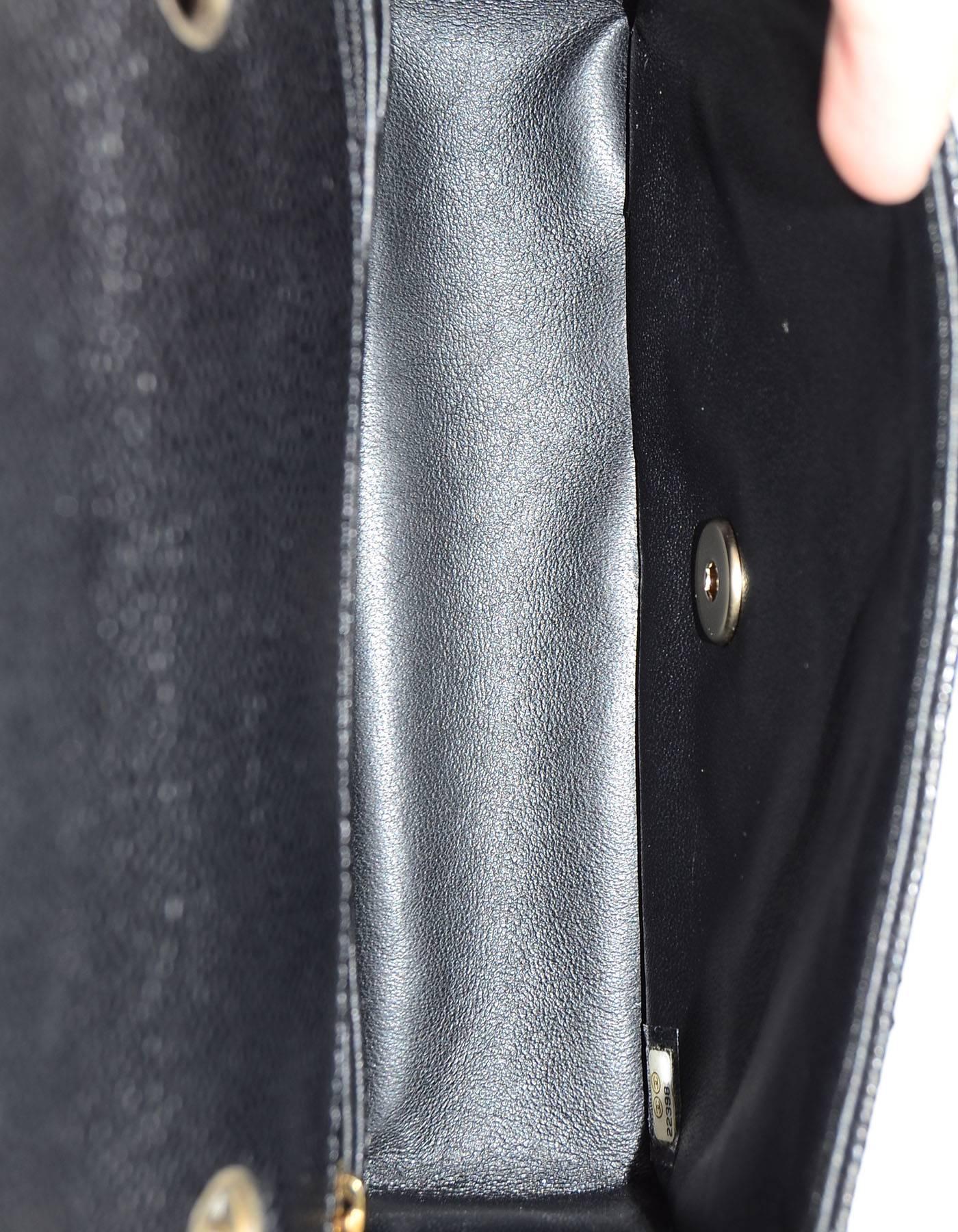 Chanel Black Quilted Caviar Leather Rectangular Mini Flap Crossbody Bag 1