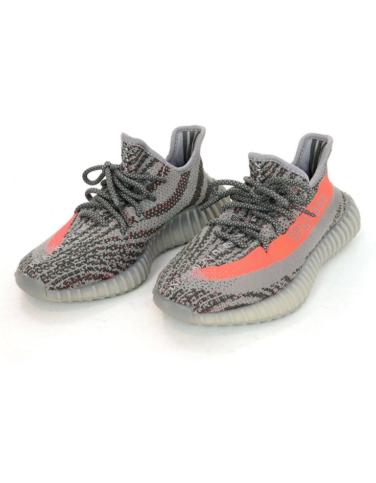 Adidas x Kanye West Yeezy Boost 350 V2 Beluga Grey Sneakers Men's Sz 6 For  Sale at 1stDibs