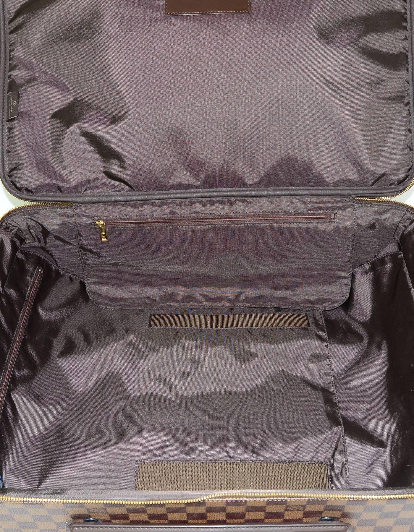 Louis Vuitton Damier Ebene Canvas Pegase 55 Rolling Luggage Travel Bag 3