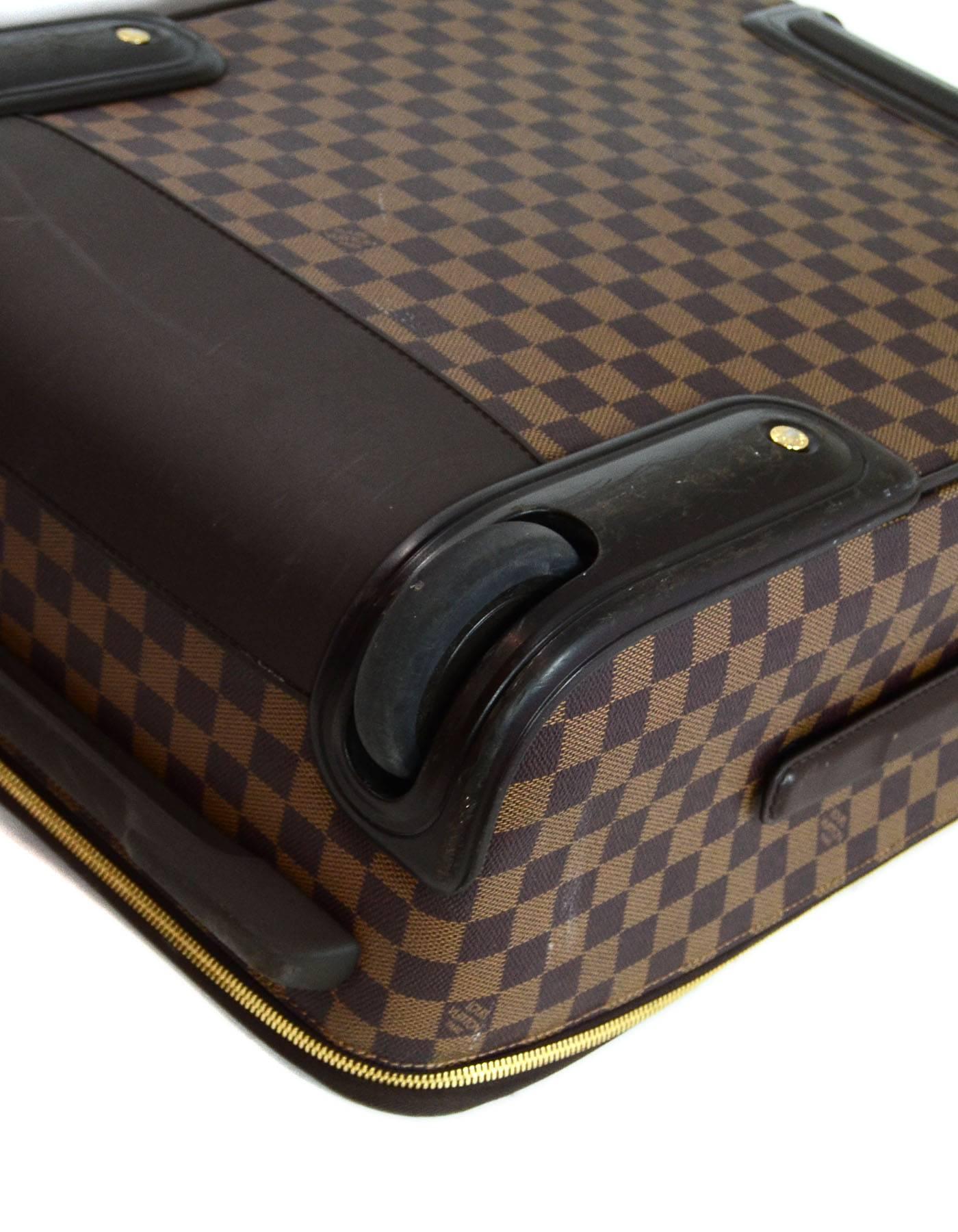 Louis Vuitton Damier Ebene Canvas Pegase 55 Rolling Luggage Travel Bag 2