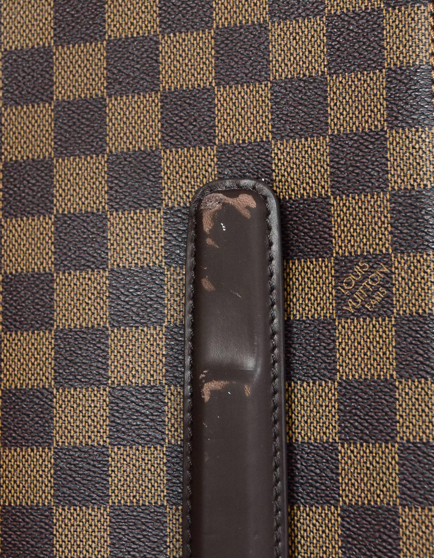 Louis Vuitton Damier Ebene Canvas Pegase 55 Rolling Luggage Travel Bag In Excellent Condition In New York, NY