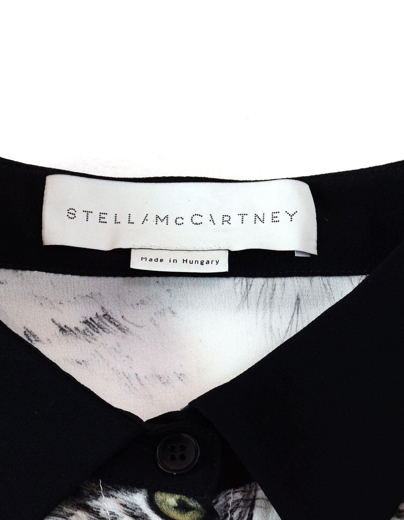 stella mccartney silk blouse