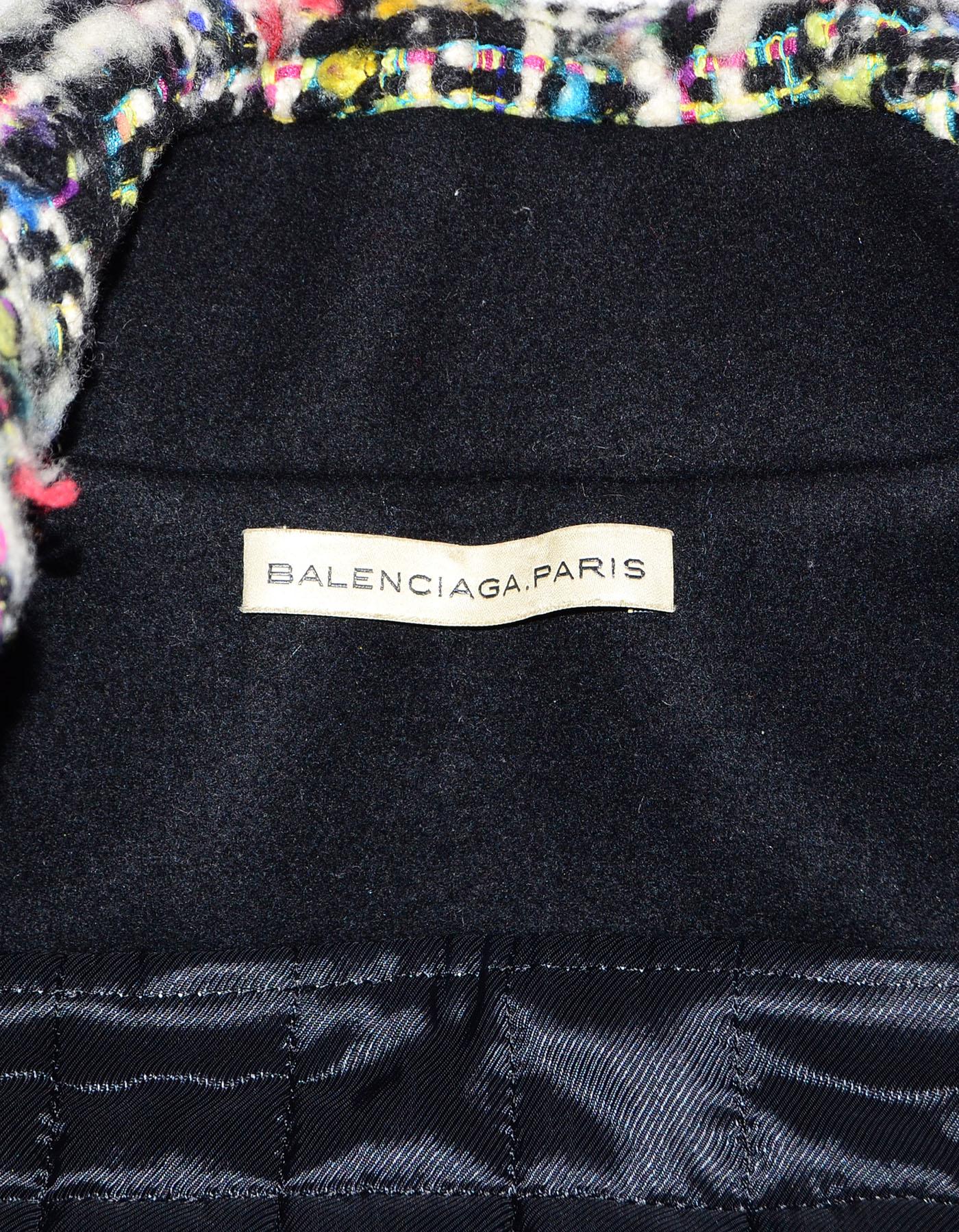 balenciaga tweed jacket