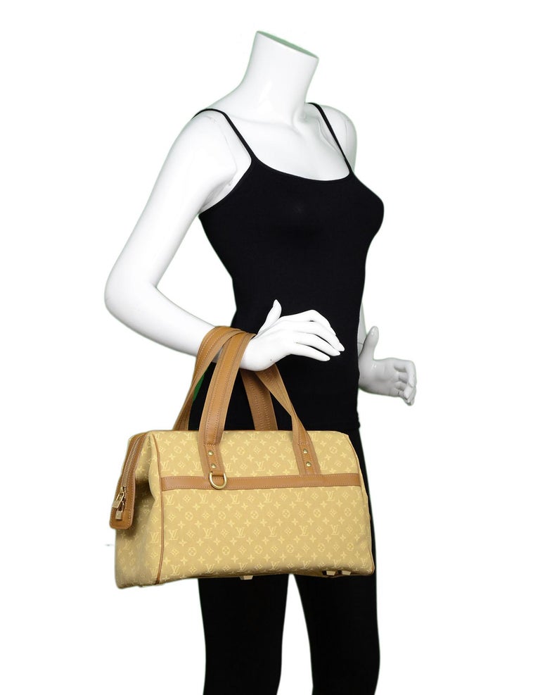 Josephine handbag Louis Vuitton Beige in Cotton - 31290529