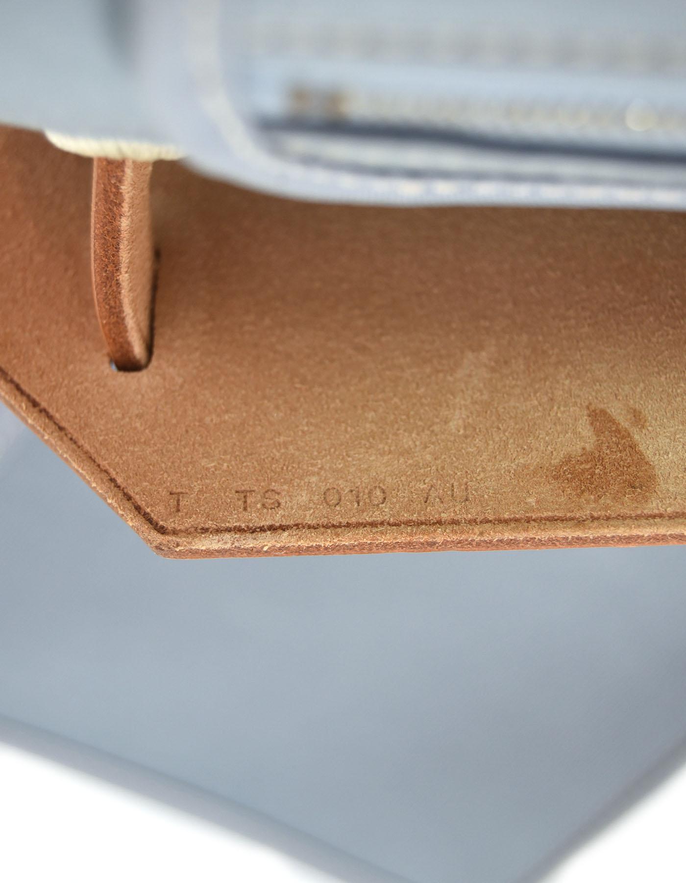Hermes Blue & Tan Toile Officer Vache Hunter Herbag Zip 31 PM Bag 3