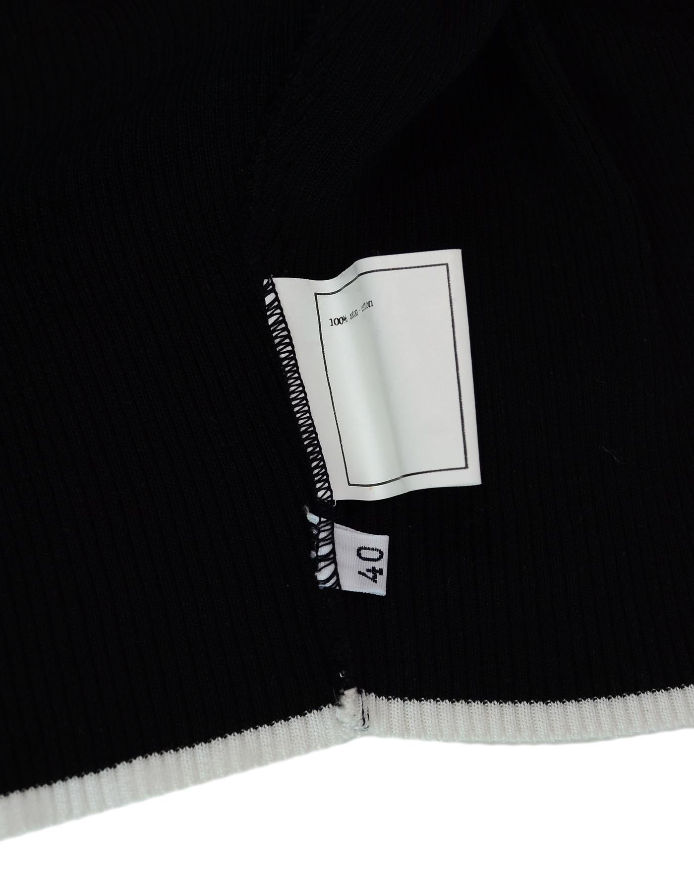 chanel cropped sweater