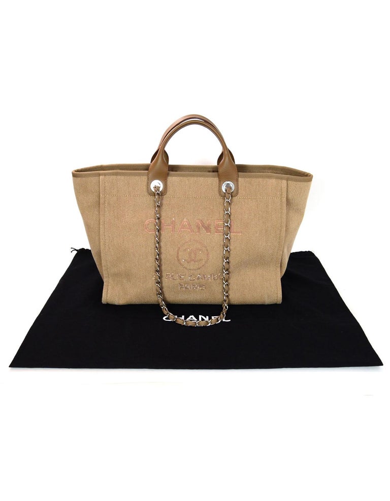 Chanel deauville tote 2017 new arrivals