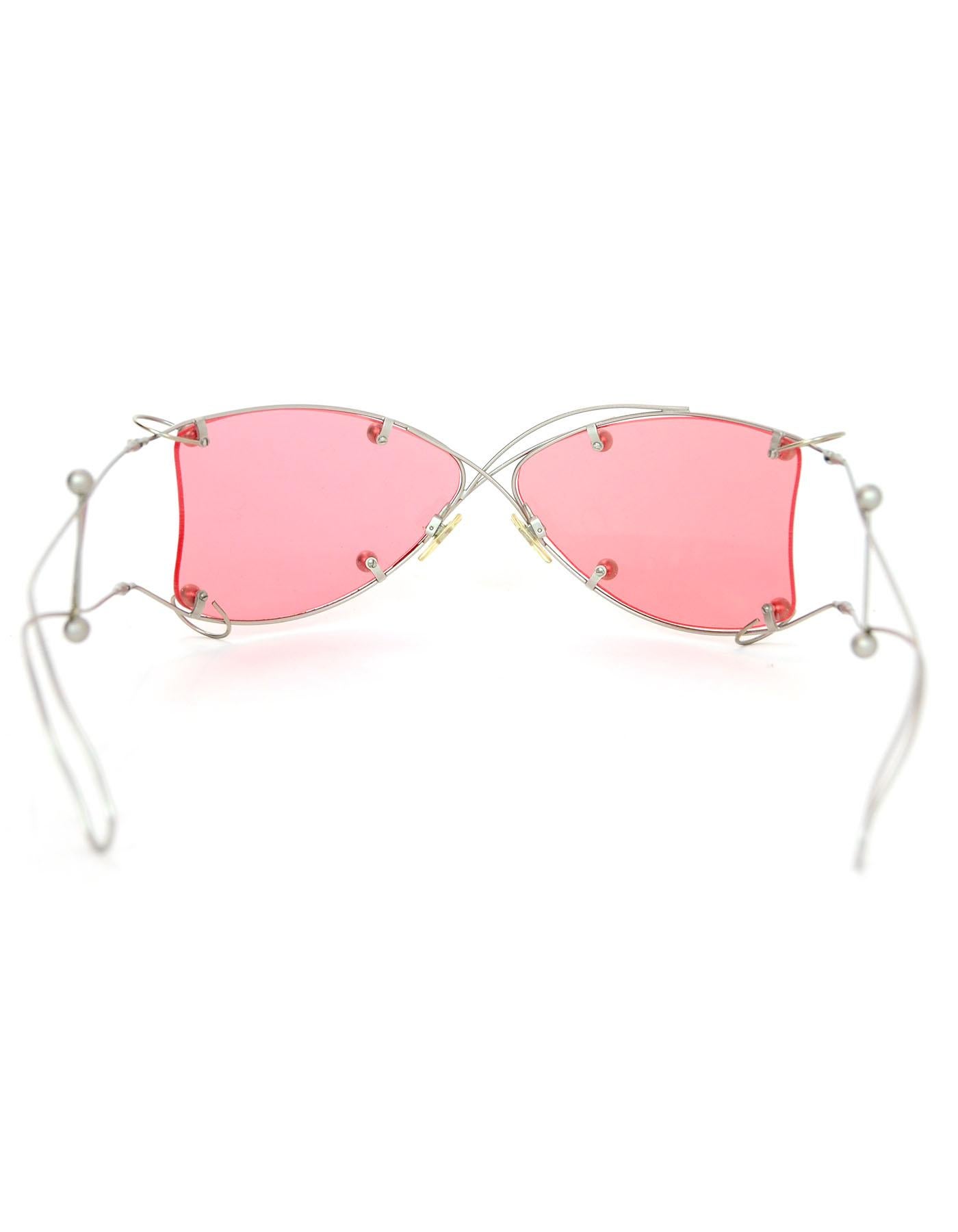 chanel wire sunglasses