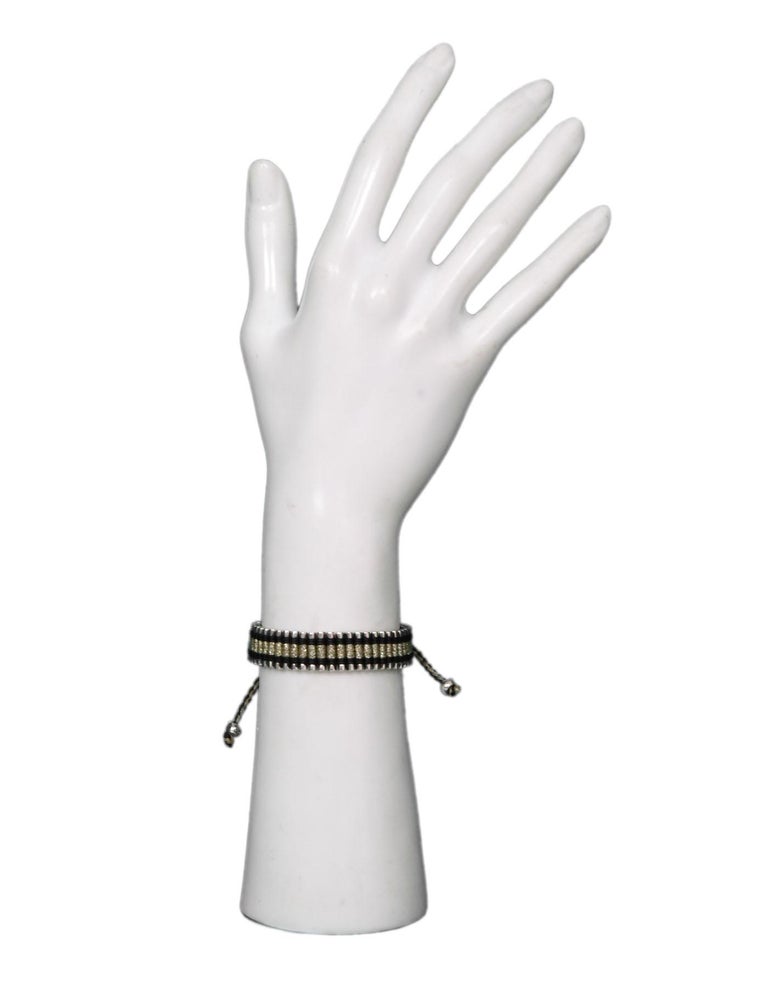 Link Of London Sterling Silver Black And Gold Friendship Bracelet For Sale At 1stdibs