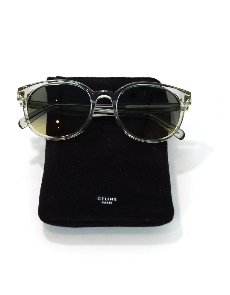 celine clear sunglasses