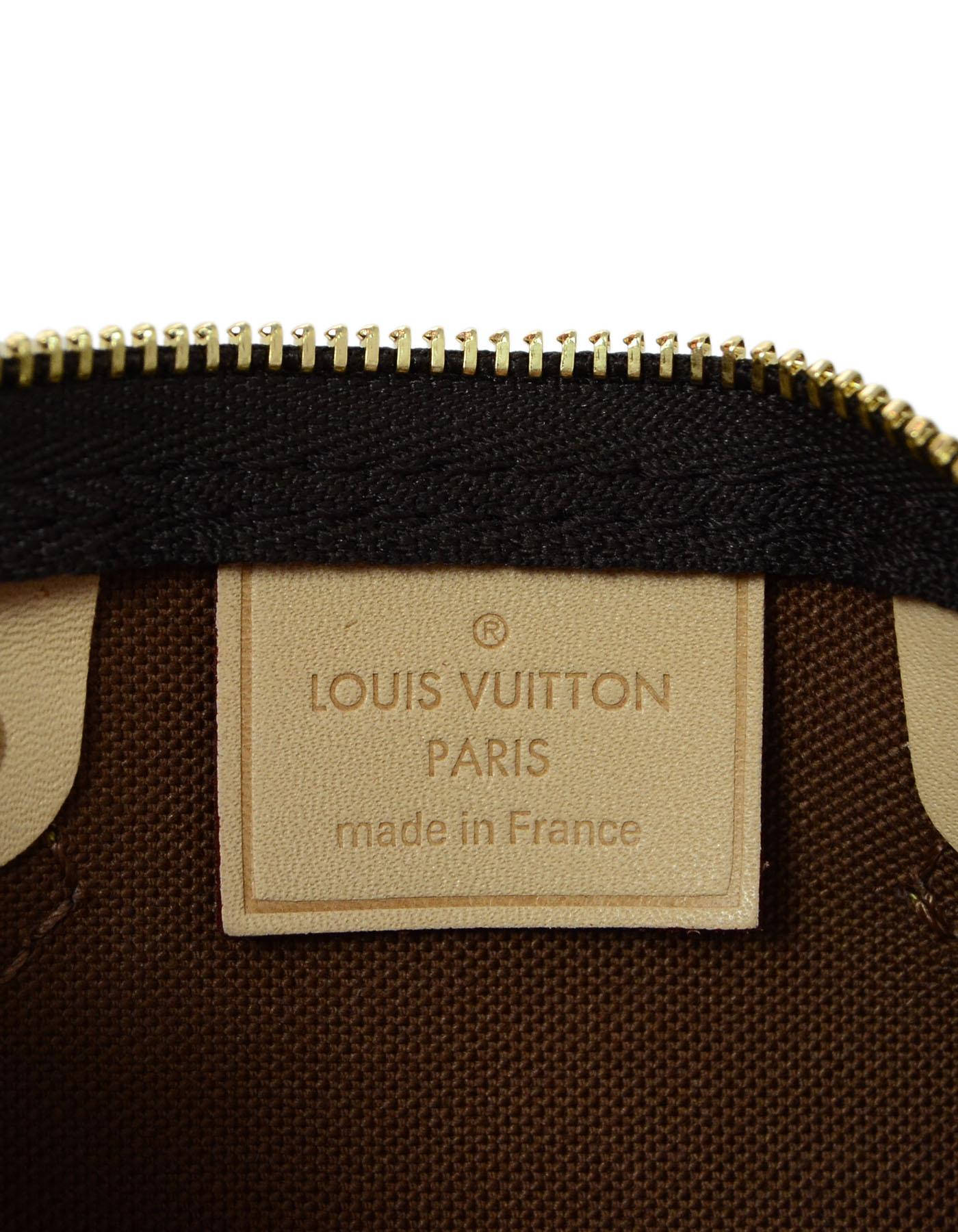 Louis Vuitton LIKE NEW SOLD OUT Monogram Nano Mini Speedy Crossbody Bag In Excellent Condition In New York, NY