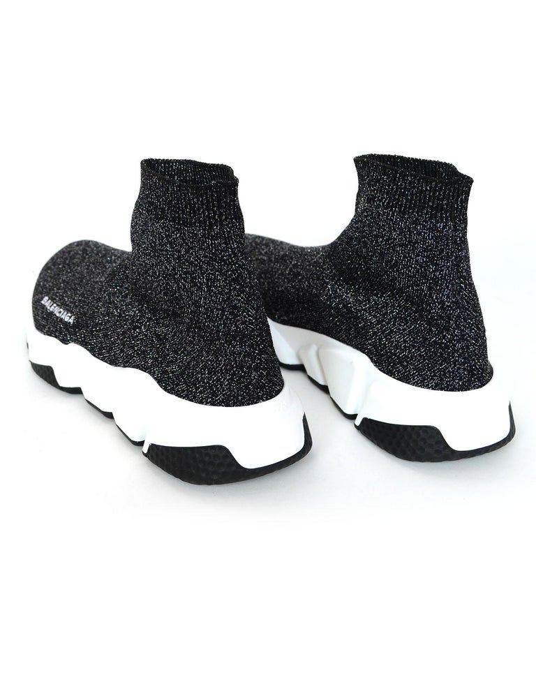 balenciaga speed lurex trainers