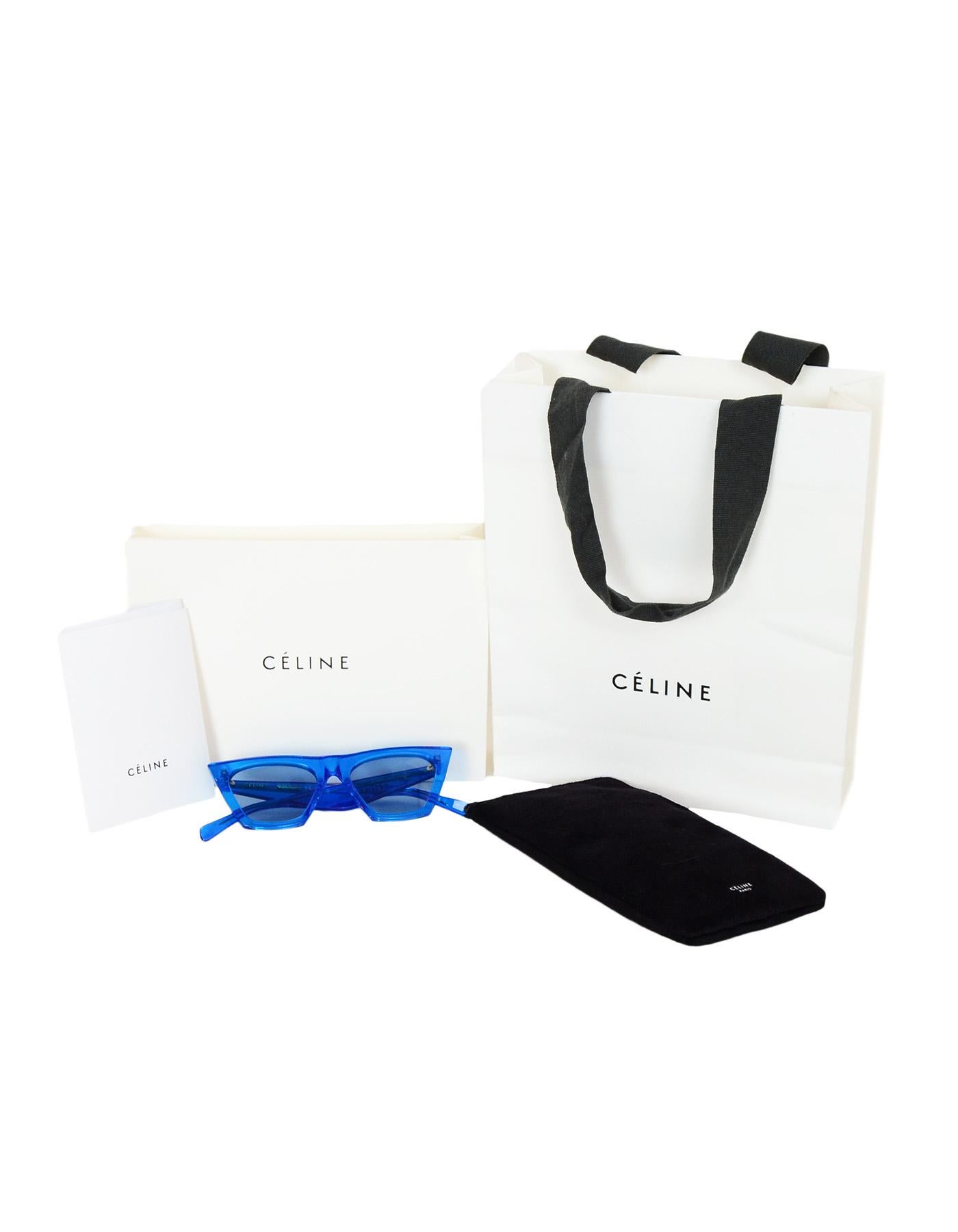 Celine Transparent Blue Edge CL41468/S Sunglasses 1