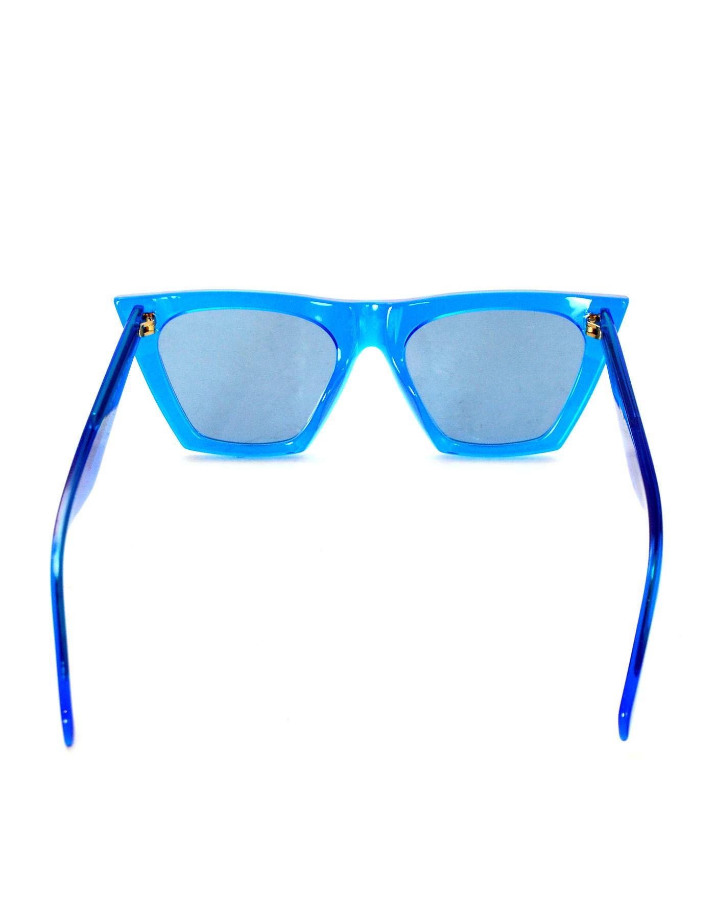 Celine 'edge' Sunglasses In Blue Lyst | lupon.gov.ph