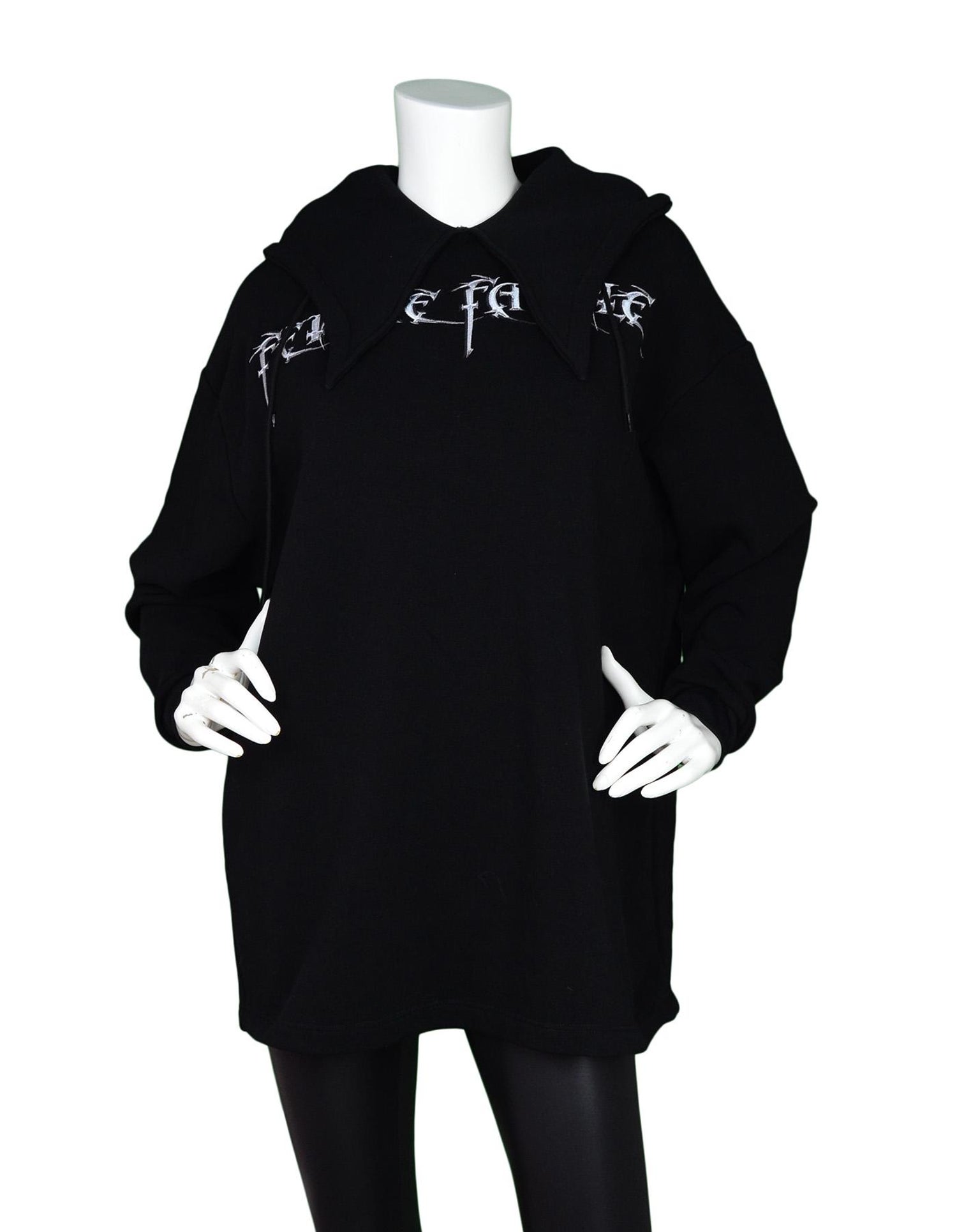 Balenciaga Black Femme Fatale Oversized Hoodie Sweatshirt, 2018 For Sale at  1stDibs | balenciaga femme fatale, femme fatale balenciaga