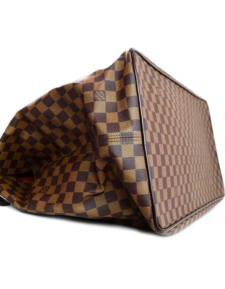 Louis Vuitton Damier Ebene Canvas Greenwich GM Travel Bag For Sale at