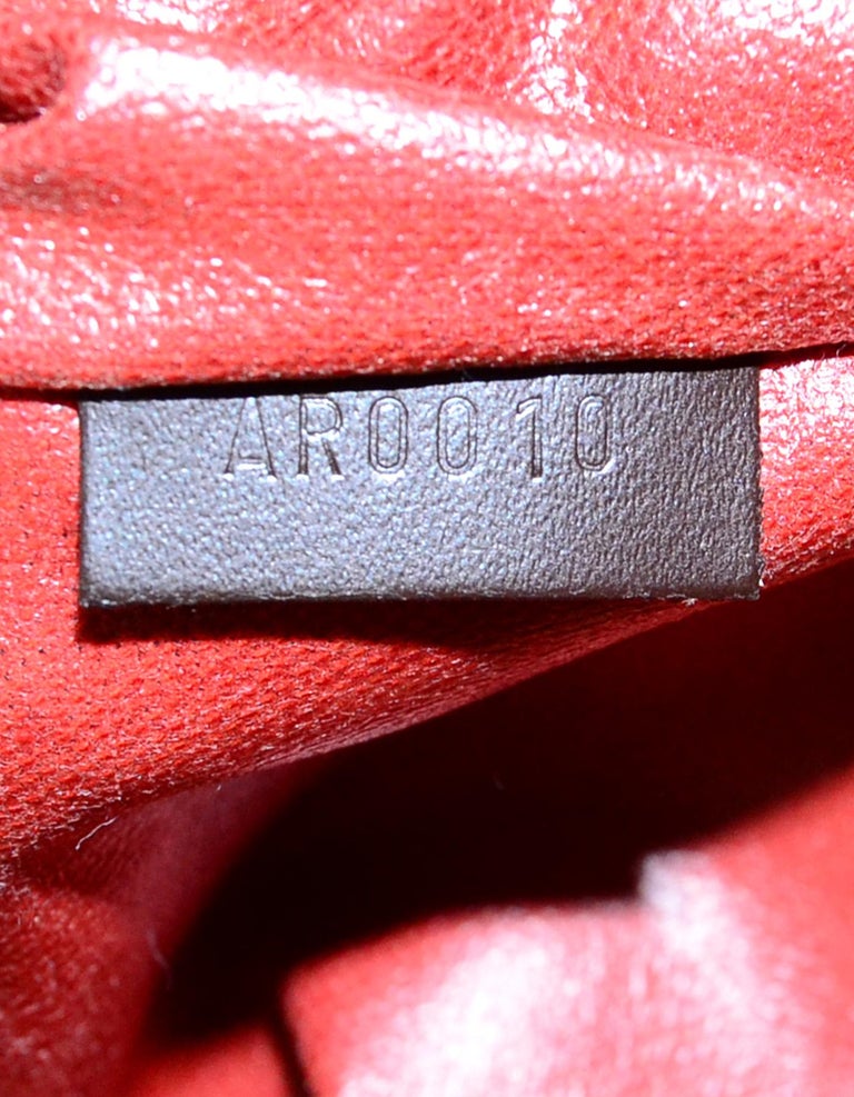 Louis Vuitton Damier Ebene Canvas Greenwich GM Travel Bag For Sale at