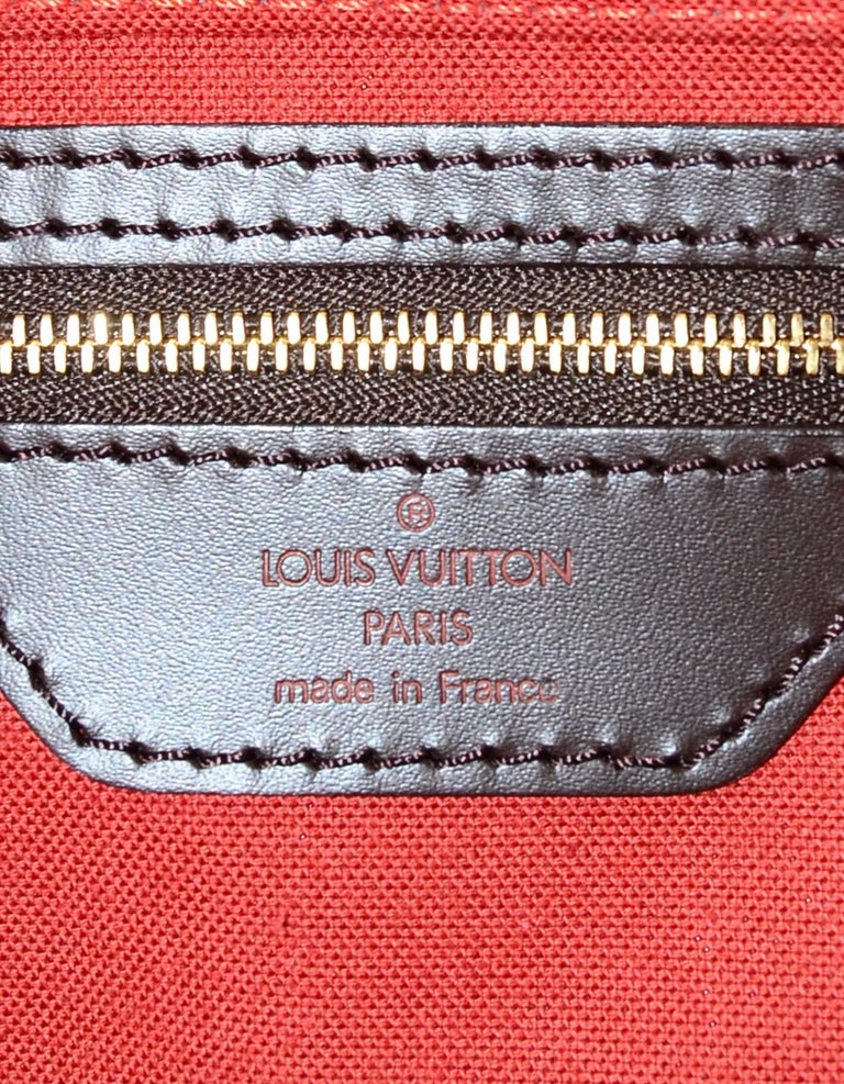 Louis Vuitton Damier Ebene Canvas Neo Greenwich GM Bag at 1stDibs