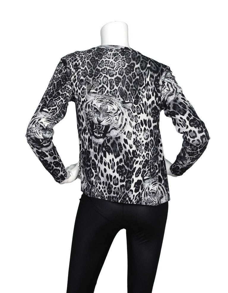 Sale.. Rare Philipp Plein Cardigan JacketBig Print logoRare designSize on tag Medium.