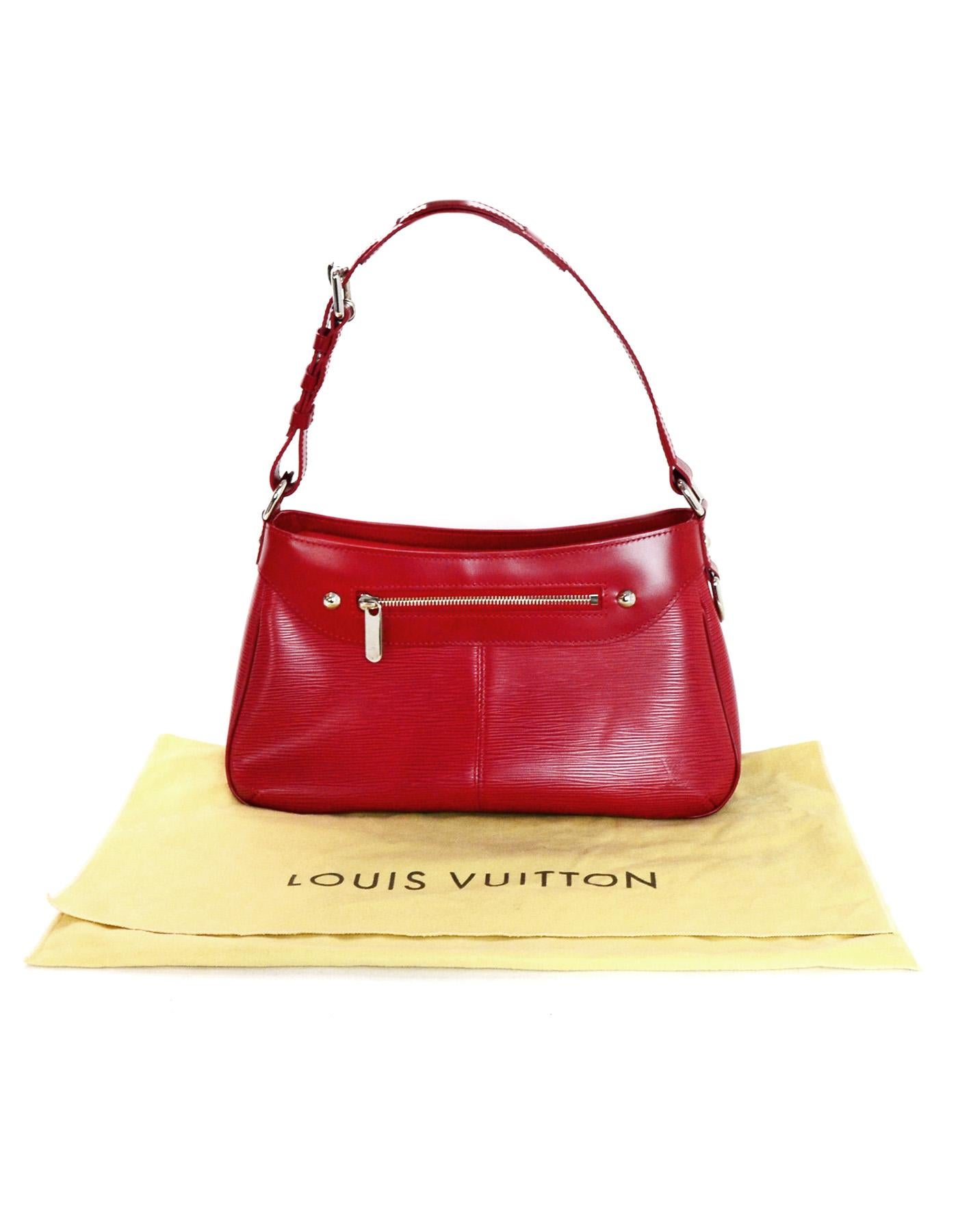 Louis Vuitton Turenne PM NM Red EPI Leather Zipper Front Shoulder Bag 4