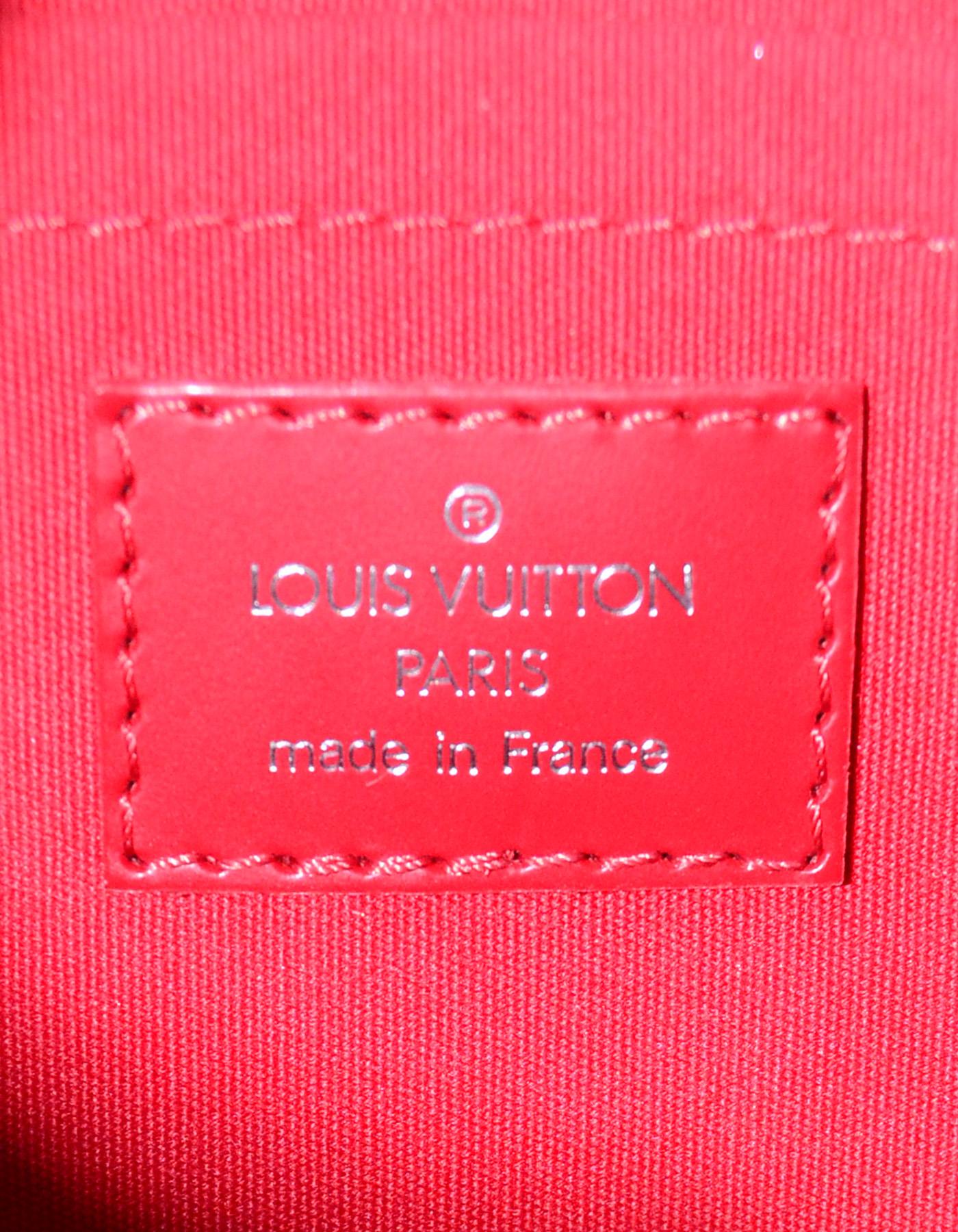 Louis Vuitton Turenne PM NM Red EPI Leather Zipper Front Shoulder Bag 2