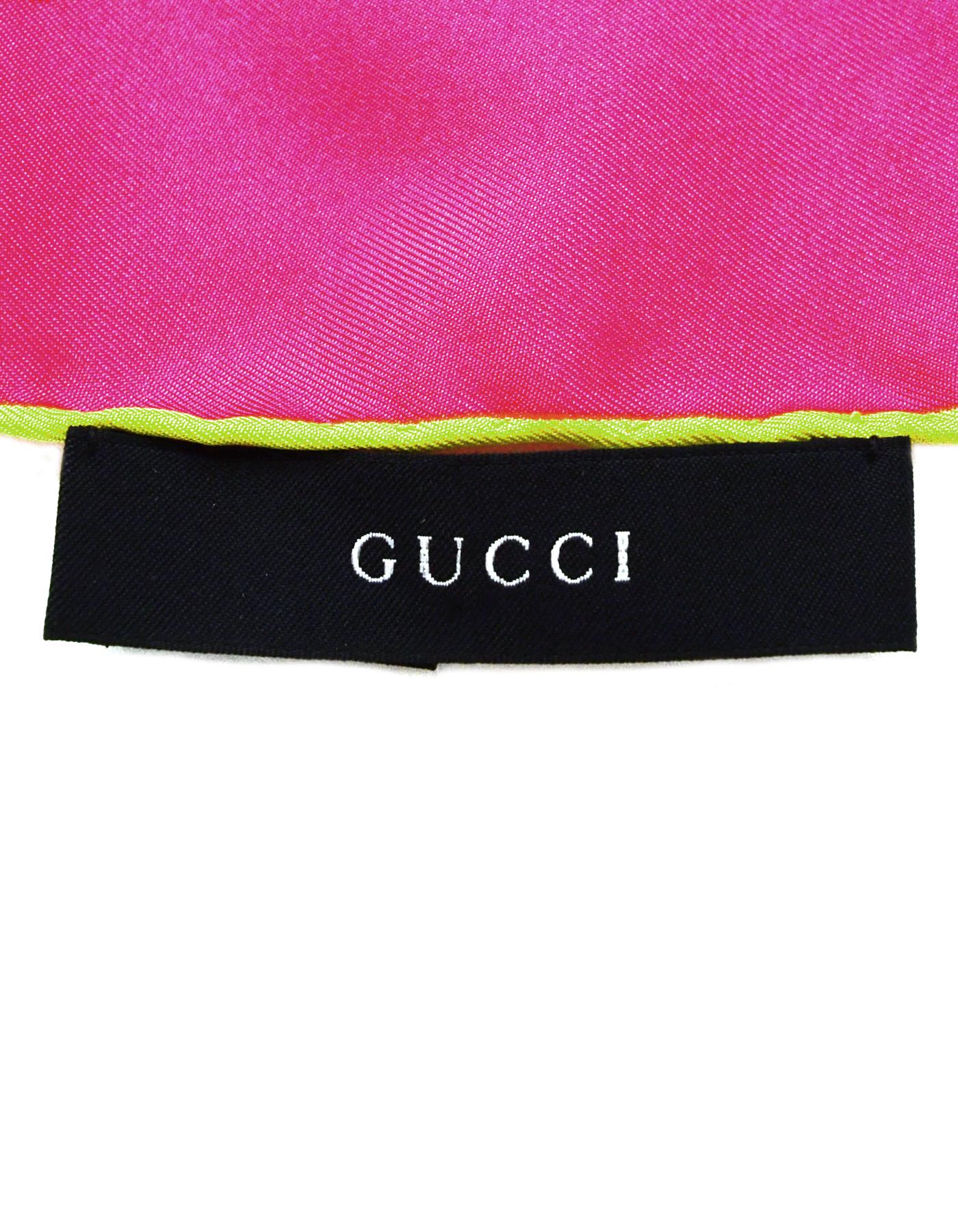 Gucci Pink Chain & Horsebit Print 26