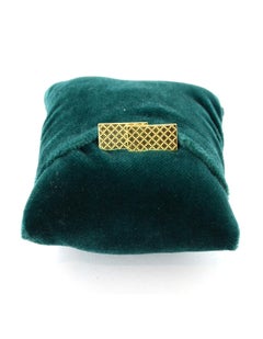 Gucci Men's Yellow Gold Diamantissima Cufflinks with Pillow