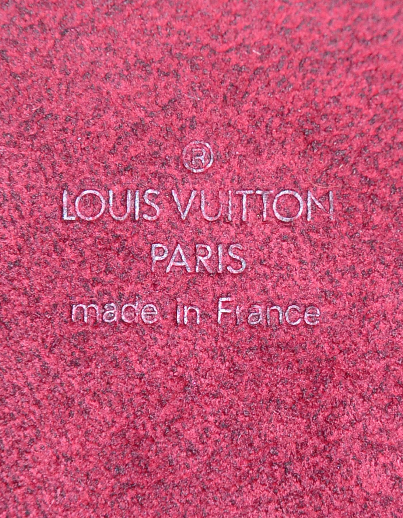 Women's Louis Vuitton LV White Multicolore Monogram Pochette Accessories Bag w. Studs