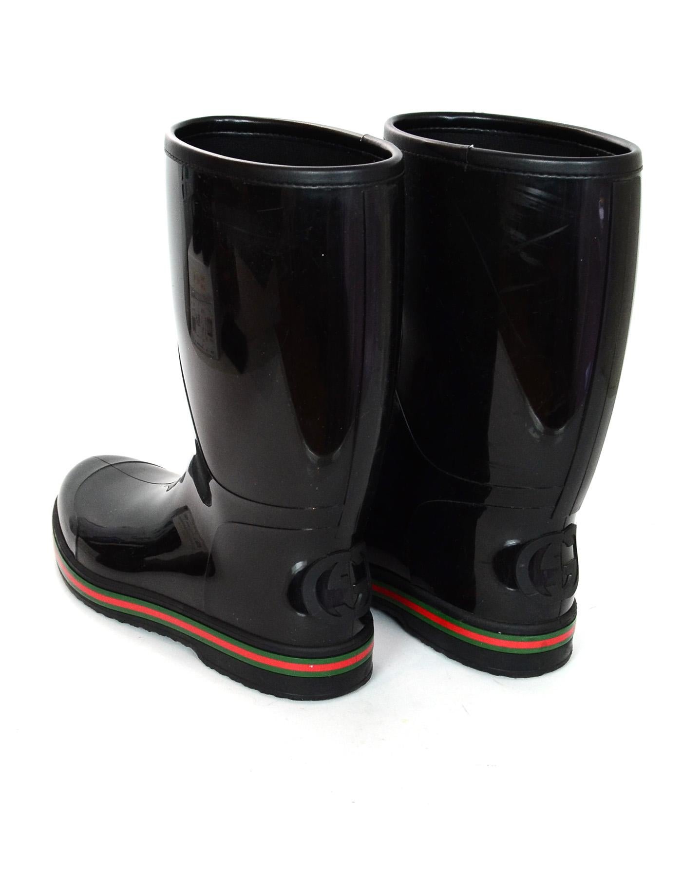 gucci rain boots men's