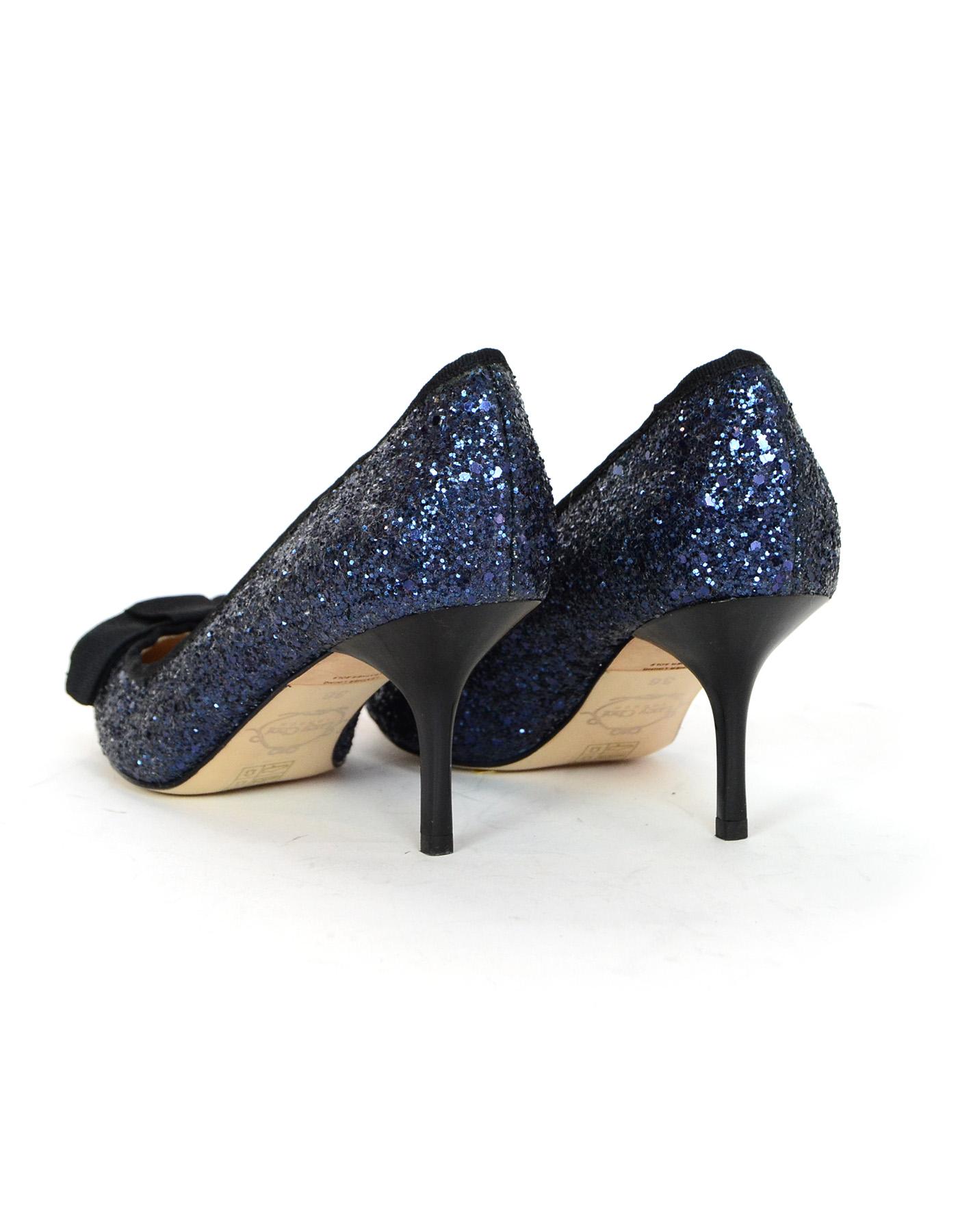 blue sequin shoes