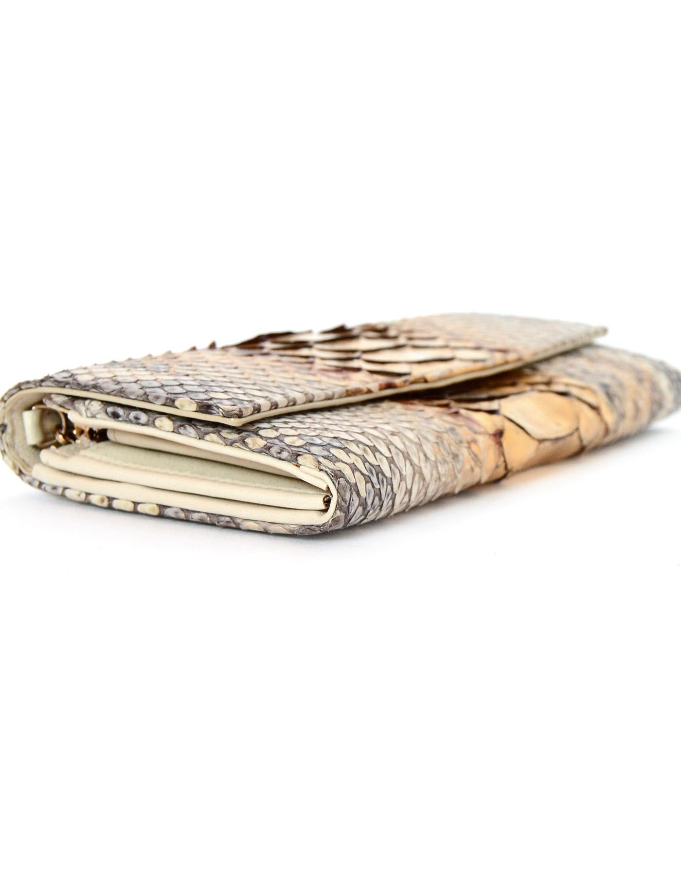 dior wallet on chain gold