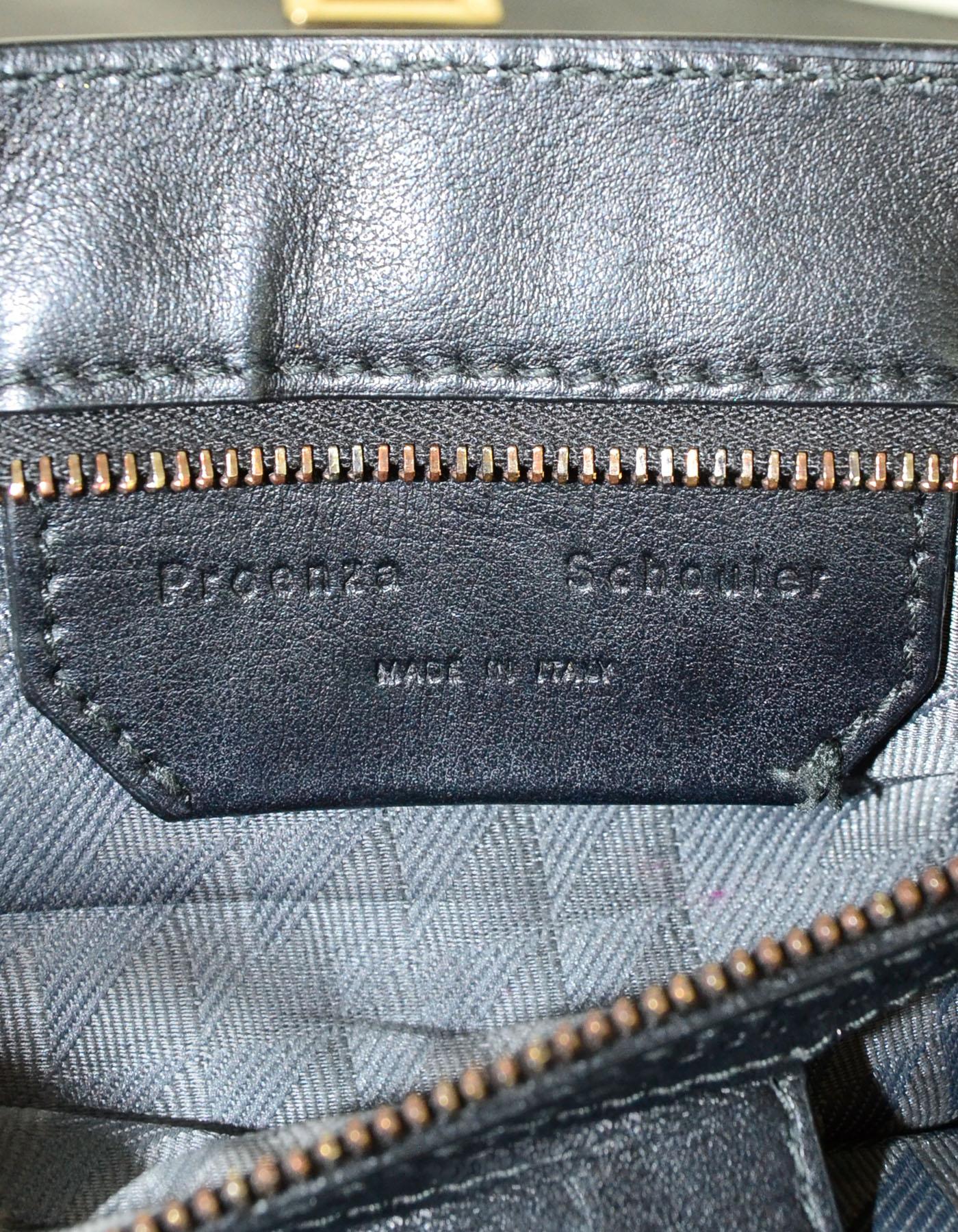 Women's  Proenza Schoulder Copper Metallic Lambskin Medium PS1 Messenger Bag