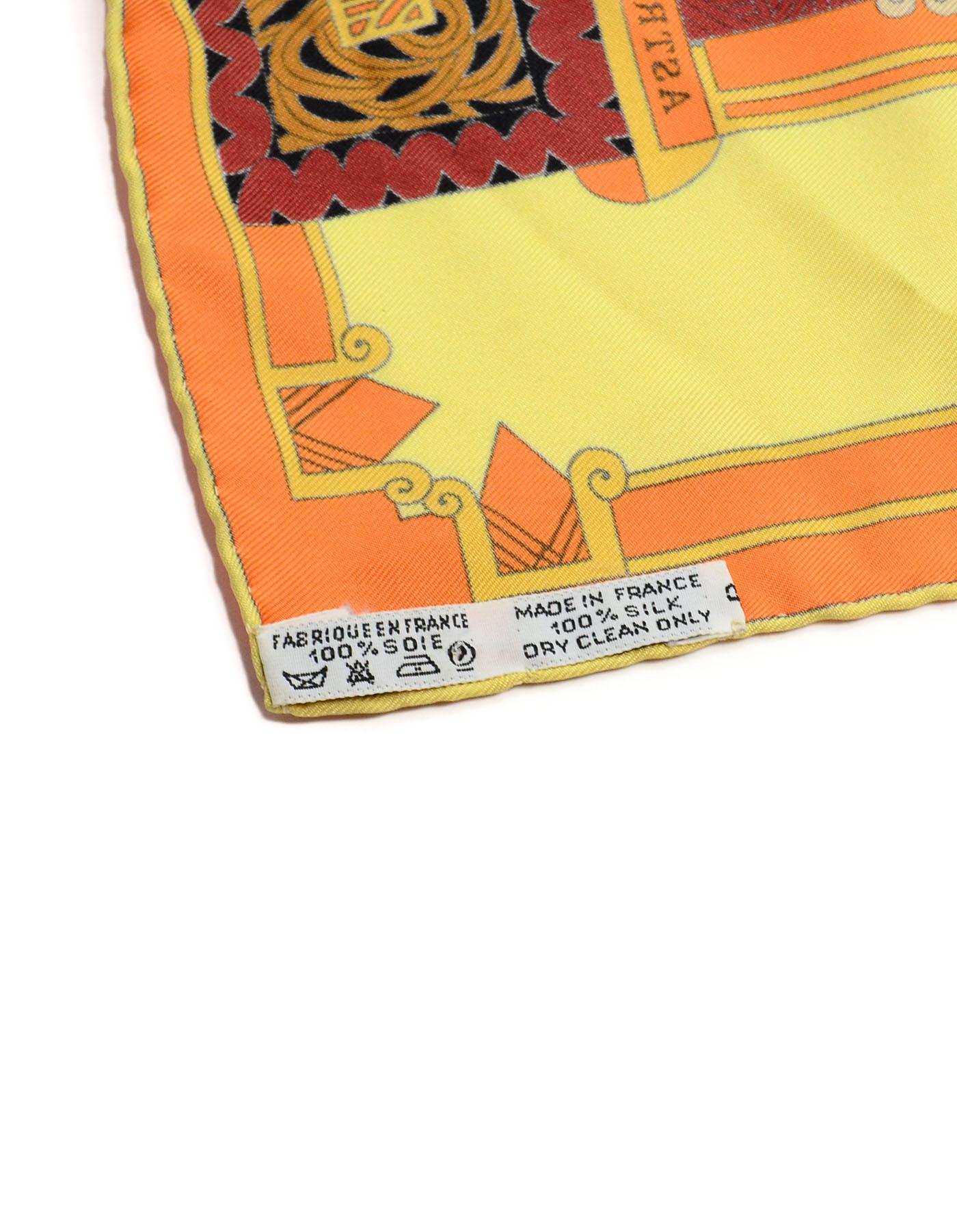 Hermes Yellow Astres Et Soleils 90cm/36