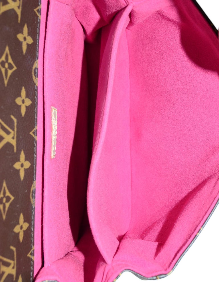 Louis Vuitton 2018 SOLD OUT Pochette Metis Bag W/ Monogram Canvas and Patches For Sale at 1stdibs